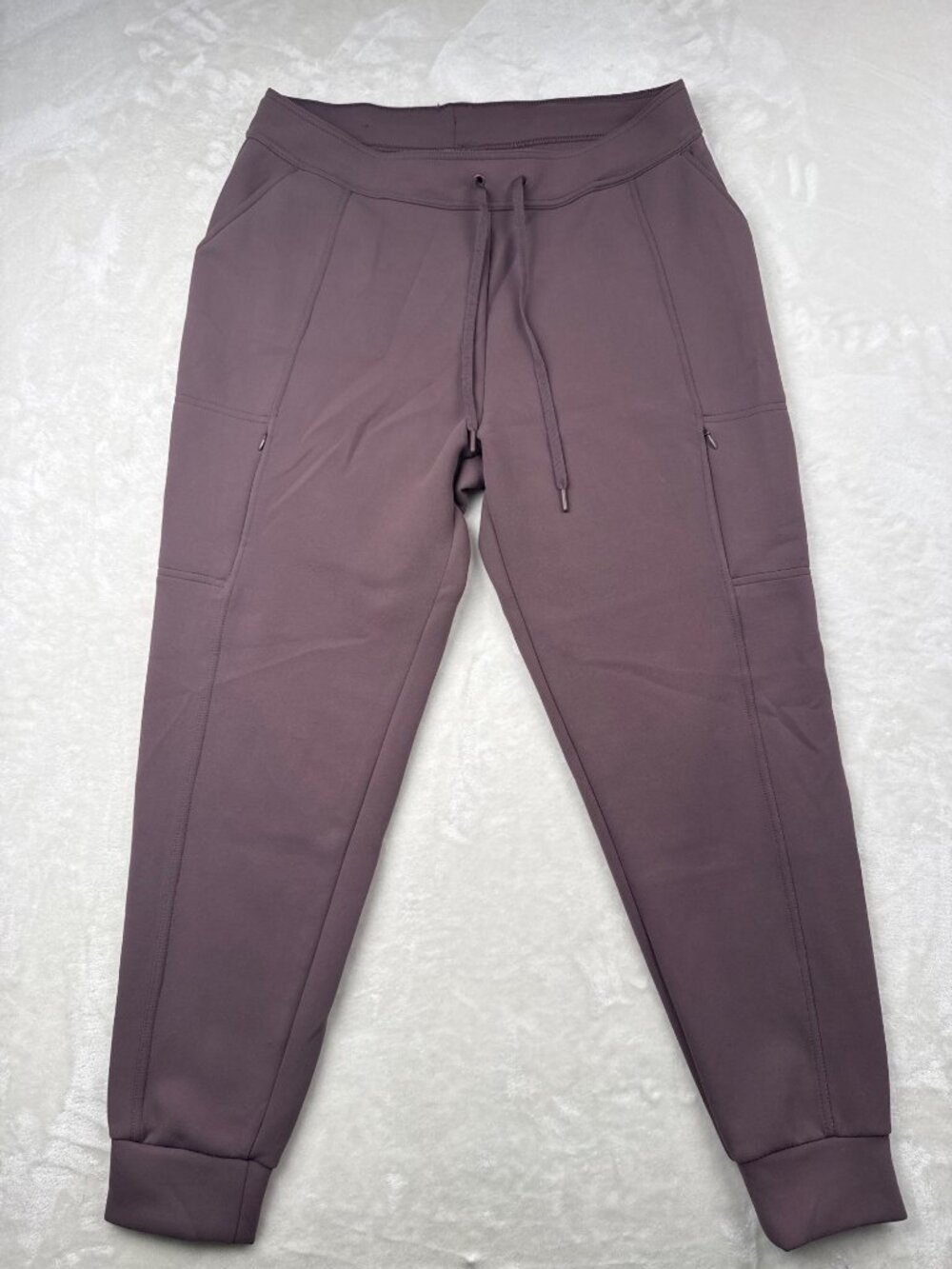 32 Degrees Heat Womens Jogger Sweatpants With Pockets In Mauve Size L